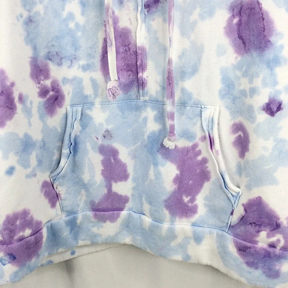 FP Movement by Free People Work It Out Tie Dye Hoodie Sweatshirt Size Large
